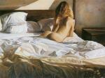 水粉大师Steve Hanks 140-SunshineAcrossTheSheets